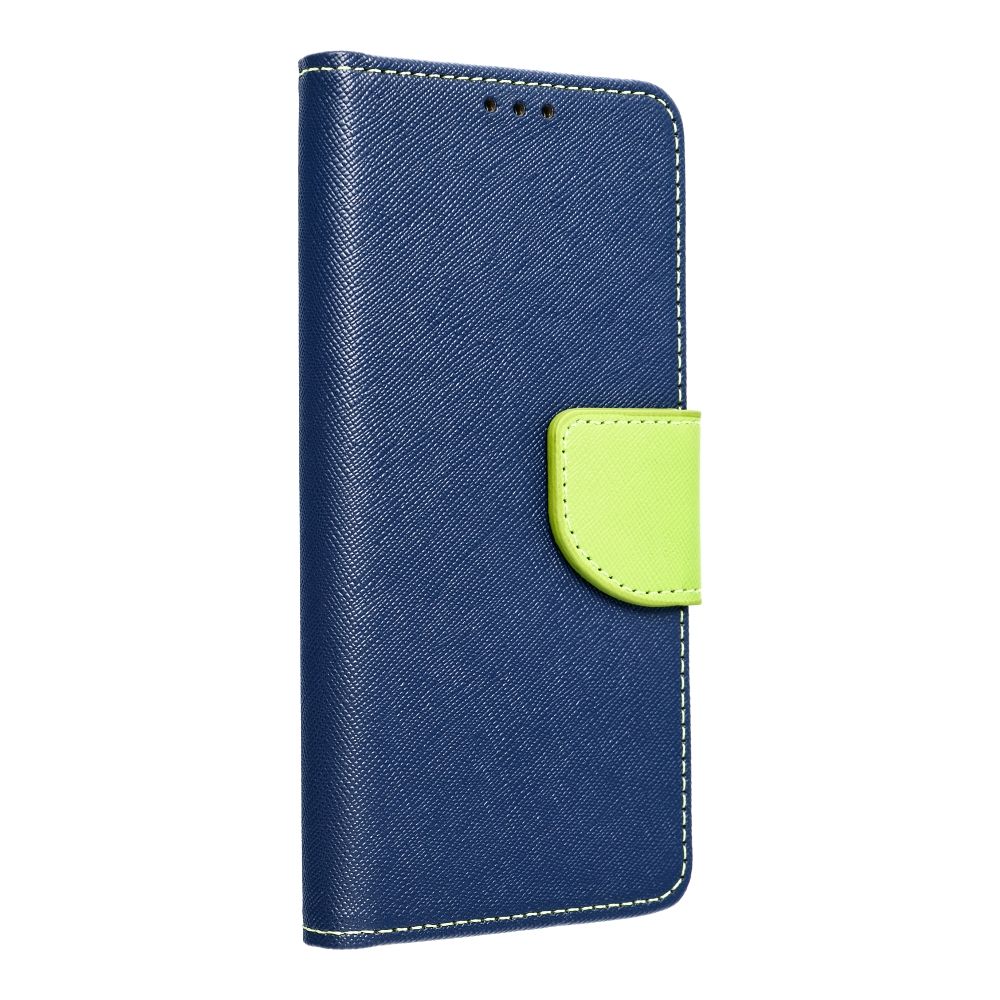 Läppäsuojakuori iPhone 16 PLUS Fancy Book laivastonsininen / lime