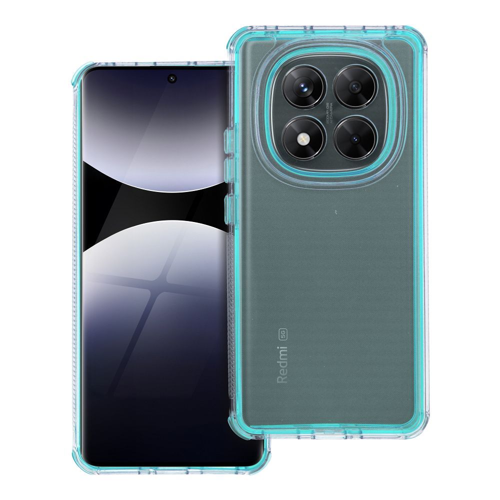 Suojakuori Xiaomi Redmi Note 14 PRO 5G / 14 PRO PLUS 5G:lle Matrix Clear mintunvihreä