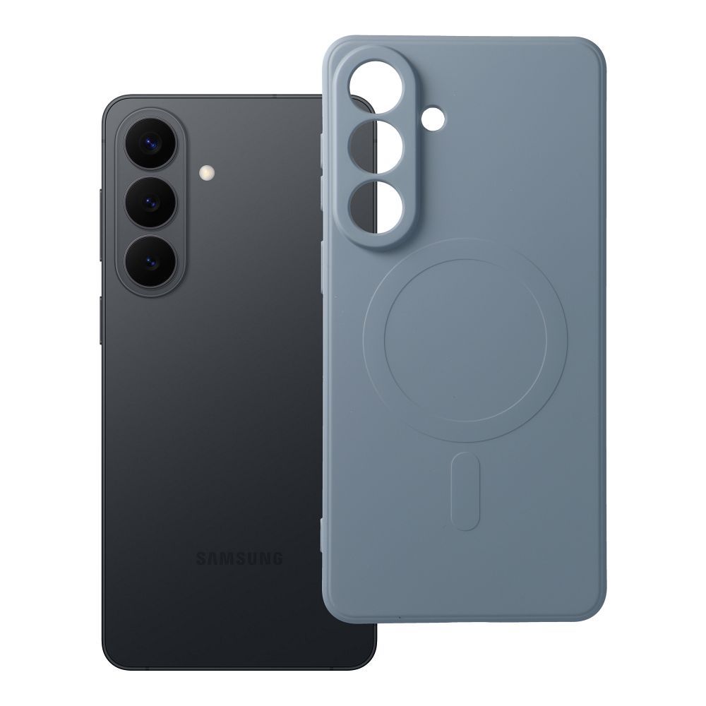 Silikoninen Mag Cover Samsung S26 PLUS:lle MagSafe-yhteensopiva vaaleansininen