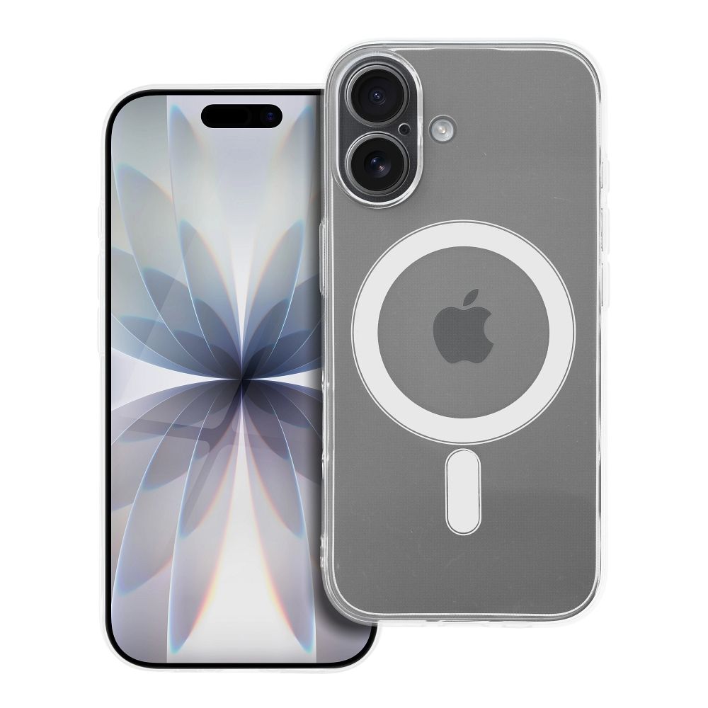 Suojakuori iPhone 17:lle Clear Case 2 mm Mag Cover MagSafe-yhteensopiva (kameransuoja) läpinäkyvä