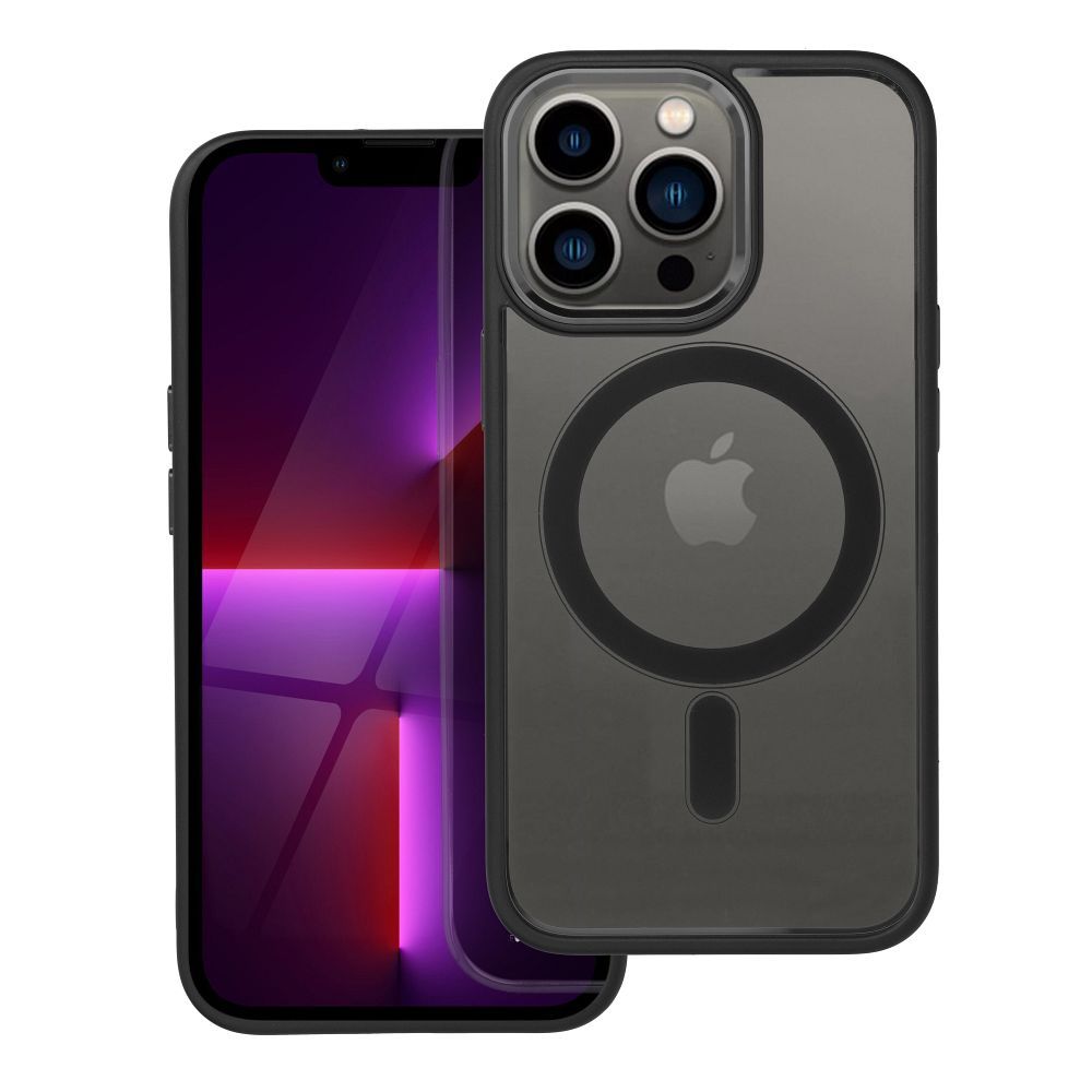 Suojakuori iPhone 13 PRO:lle Color Edge Mag Cover yhteensopiva MagSafe musta