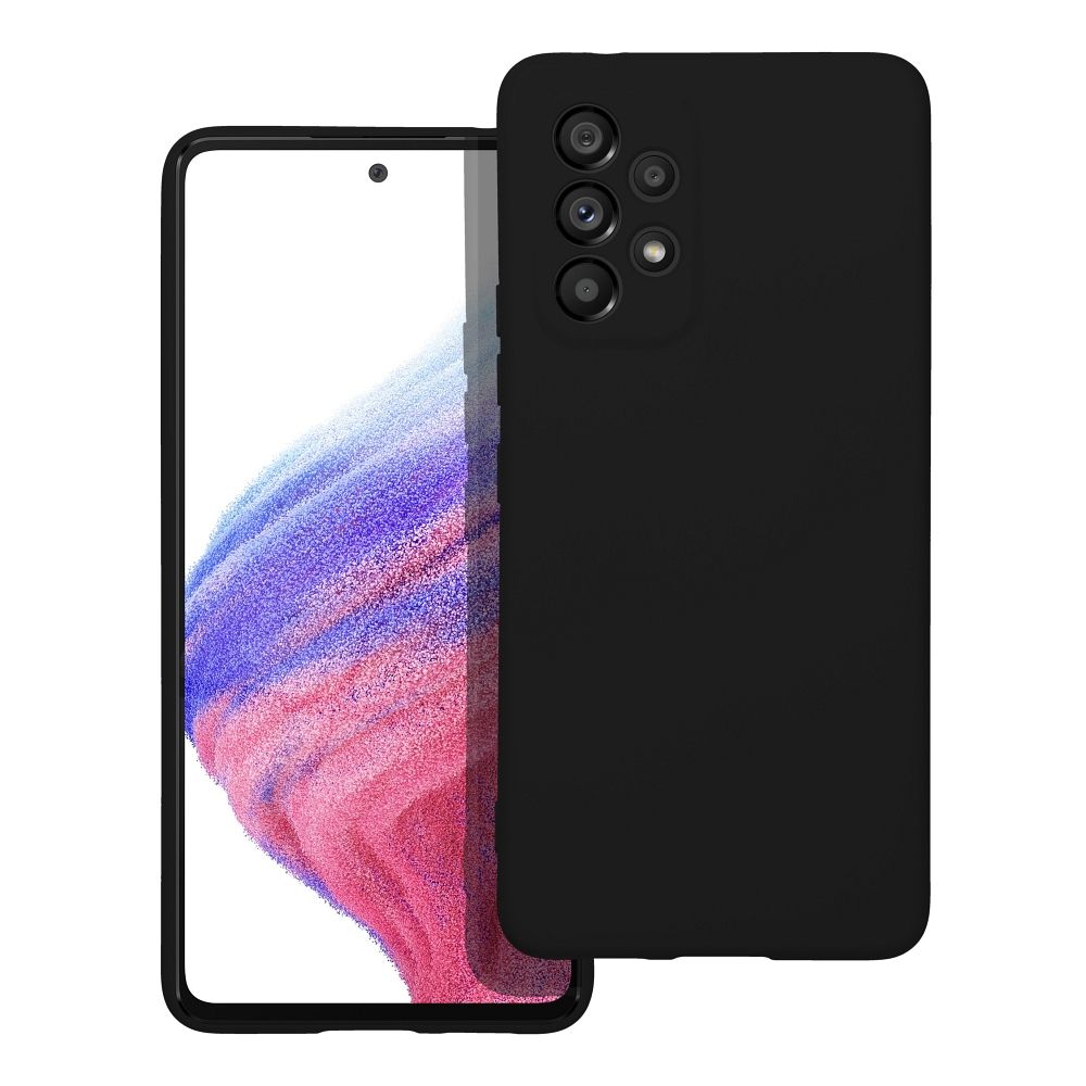 Silikoninen suojakuori puhelimelle SAMSUNG A53 5G musta
