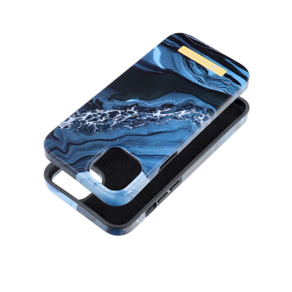 Suojakuori iPhone 14 PLUS:lle Forcell F-Protect Mirage yhteensopiva MagSafe ocean marble