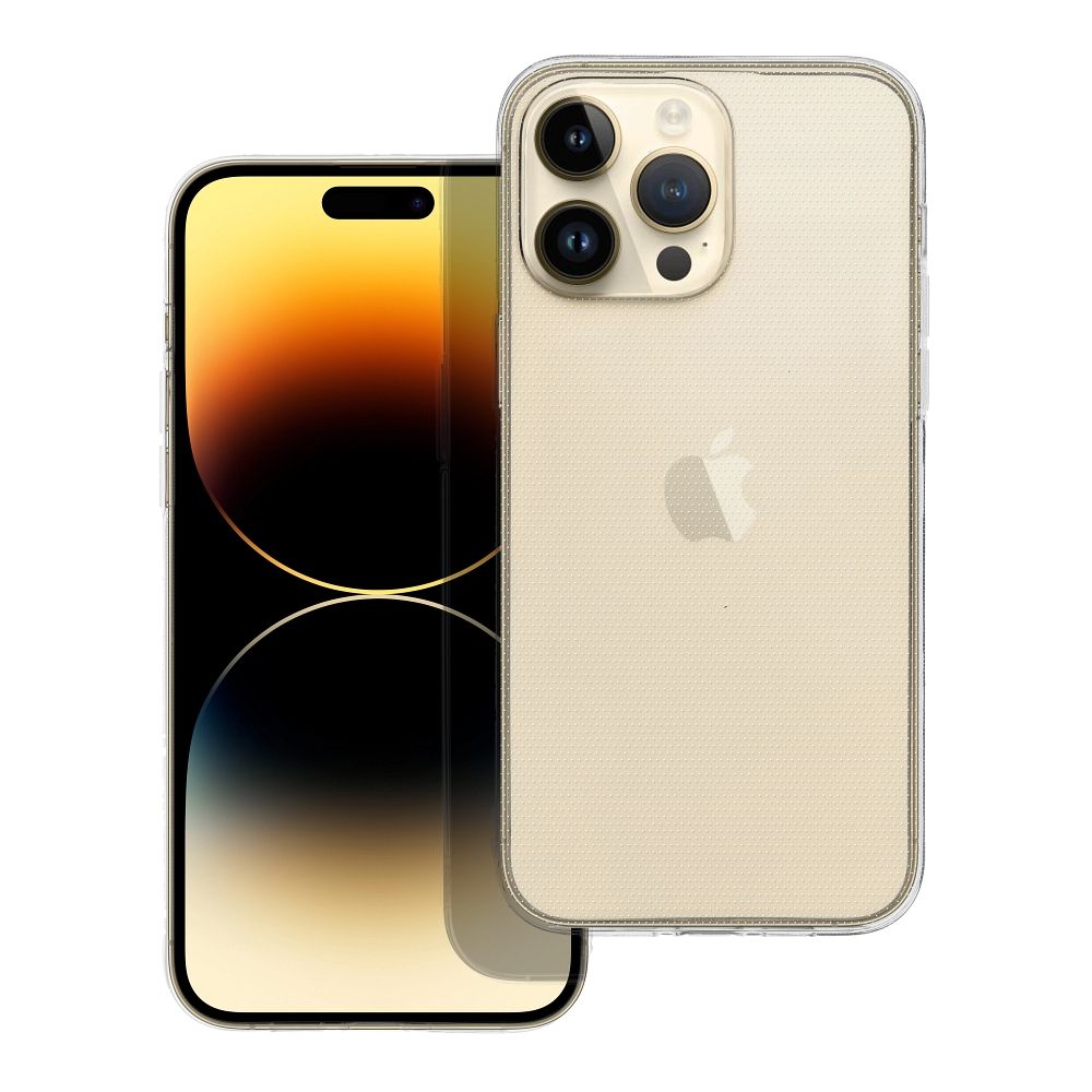 Läpinäkyvä Suojakuori iPhone 14 PRO:lle 2 mm