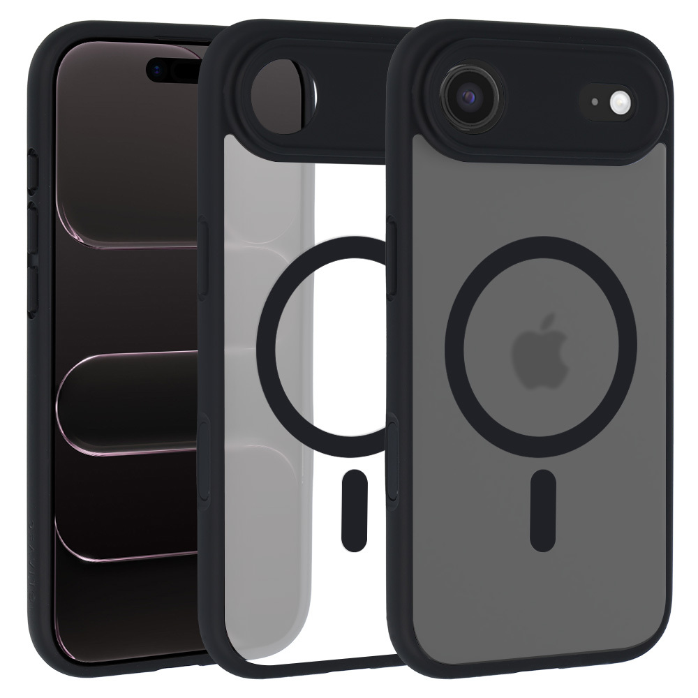Liavec Soft Suojakuori iPhone 17 Air:lle musta