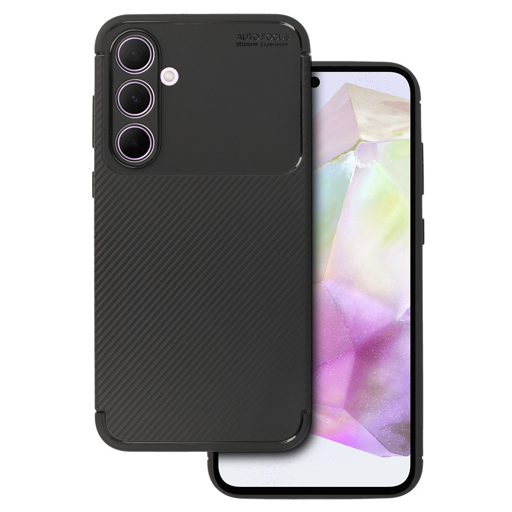 Tel Protect Carbon Elite Samsung Galaxy A35 5G:lle musta