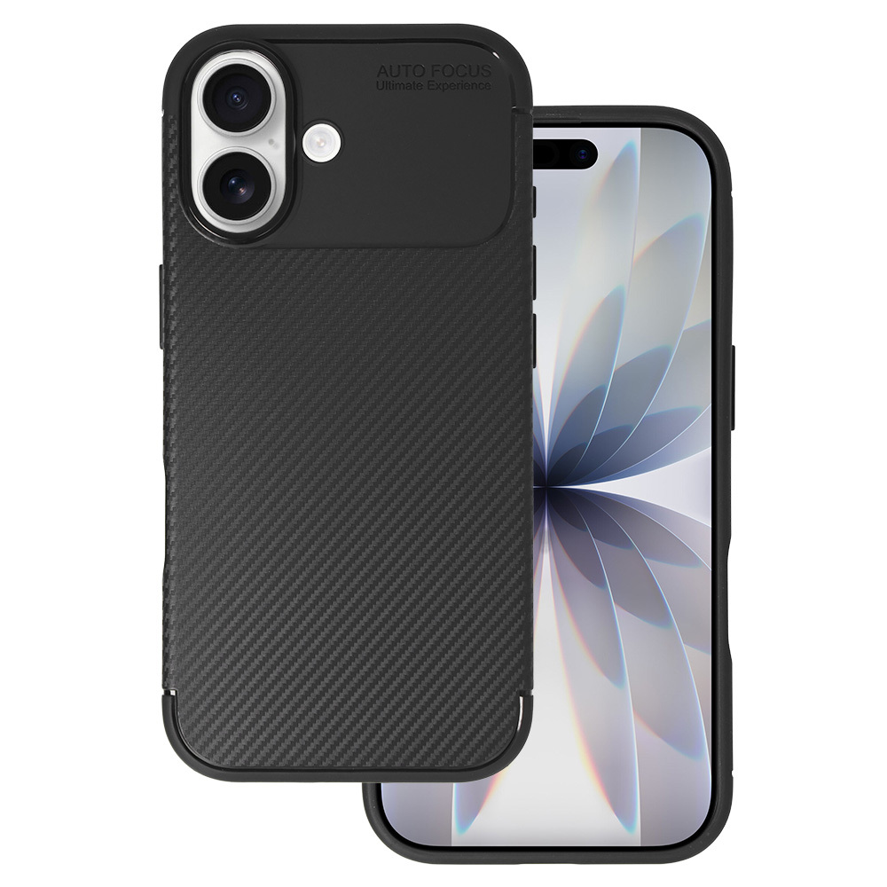 Tel Protect Carbon Elite Suojakuori iPhone 17 -lle - musta