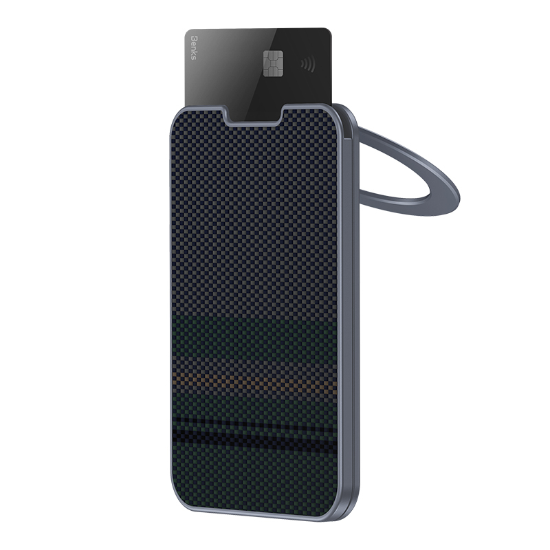 Benks Wallet Magnetic ArmorGo Kevlar Stand Aurora Light