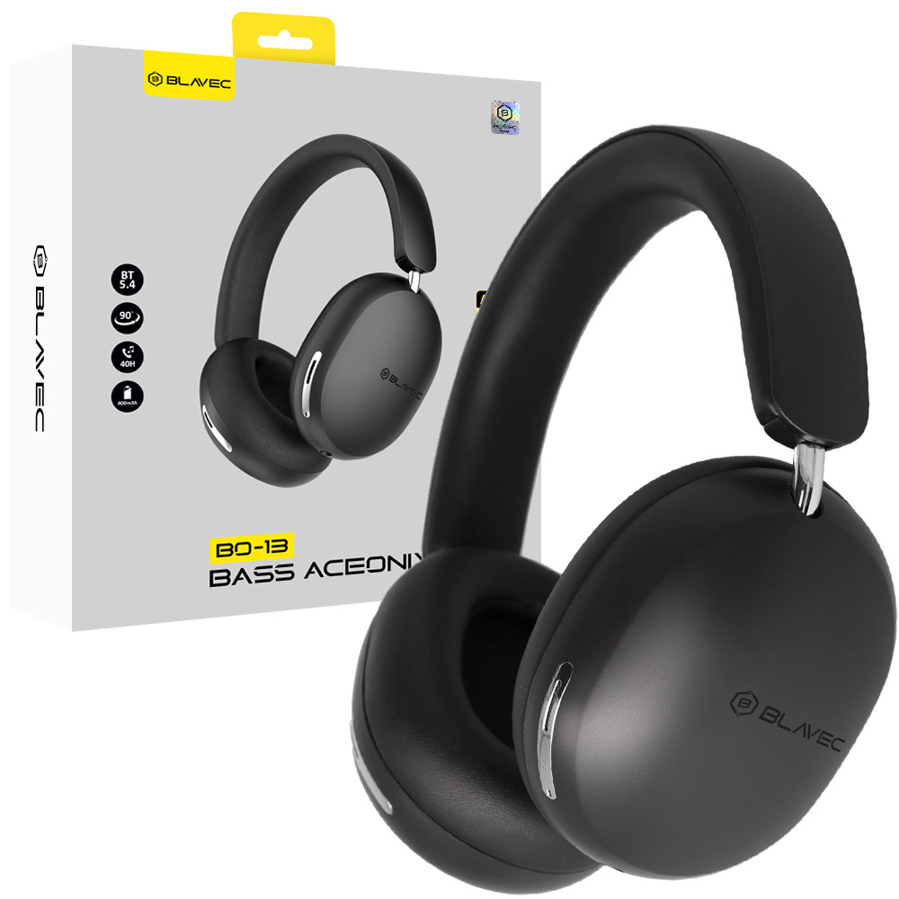 Blavec Over-ear Bluetooth-kuulokkeet BO-13 Bass Aceonix ANC (BO13-B) musta