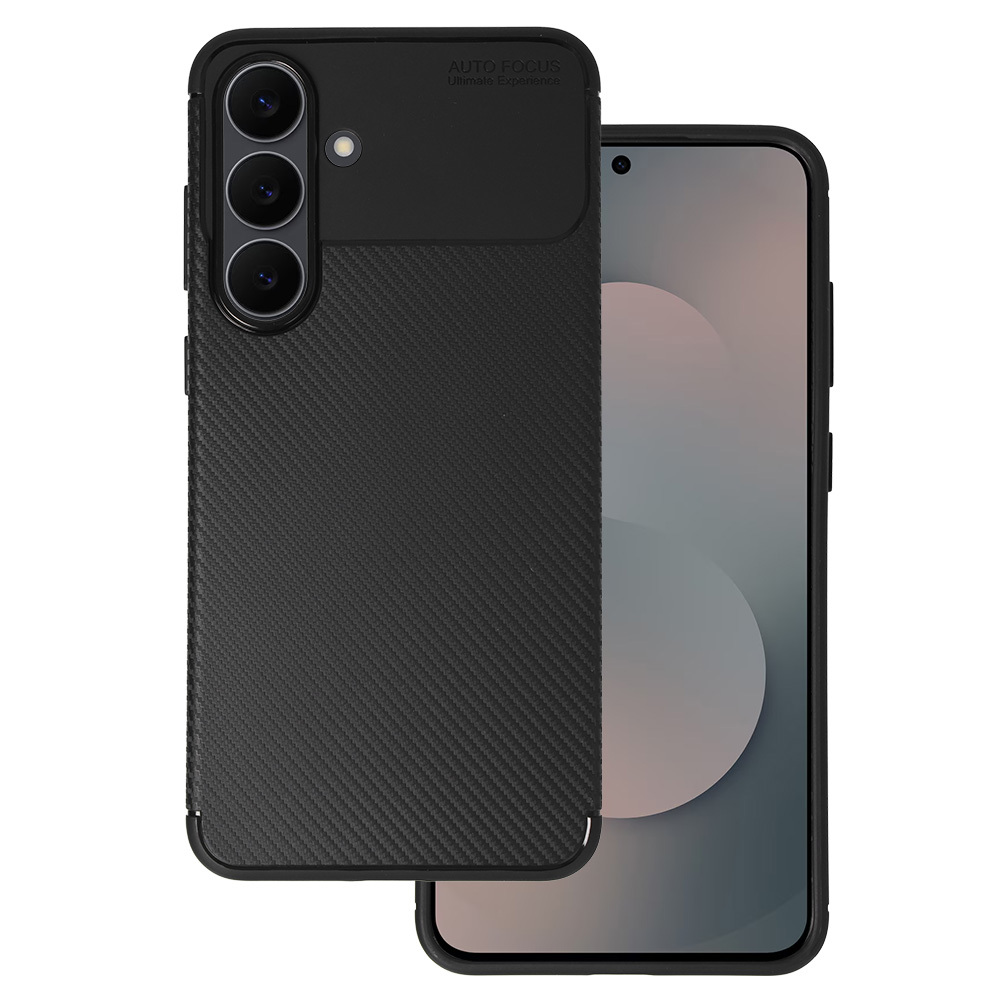 Tel Protect Carbon Elite Suojakuori Samsung Galaxy S25 FE - Musta