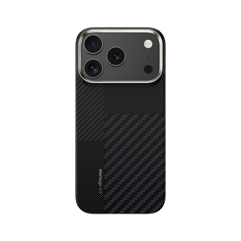 Benks Montage Magneettinen Armor Air Kevlar Suojakuori Metal Frame 600D+1500D (MB70) iPhone 17 Pro Max:lle musta