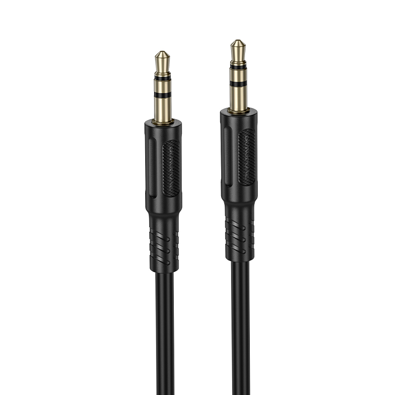 Borofone AUX-kaapeli BL25 Nice - jack 3,5mm - jack 3,5mm - 1 metri musta