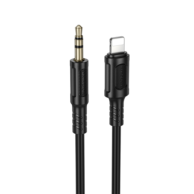 Borofone AUX-kaapeli BL25 Nice - Lightning - 3,5mm jack - 1 metri musta
