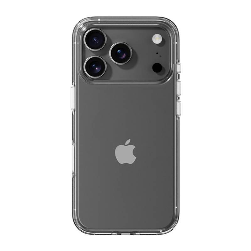 Rock Crystal Shield Series Suojakuori iPhone 17 Pro Max:lle läpinäkyvä