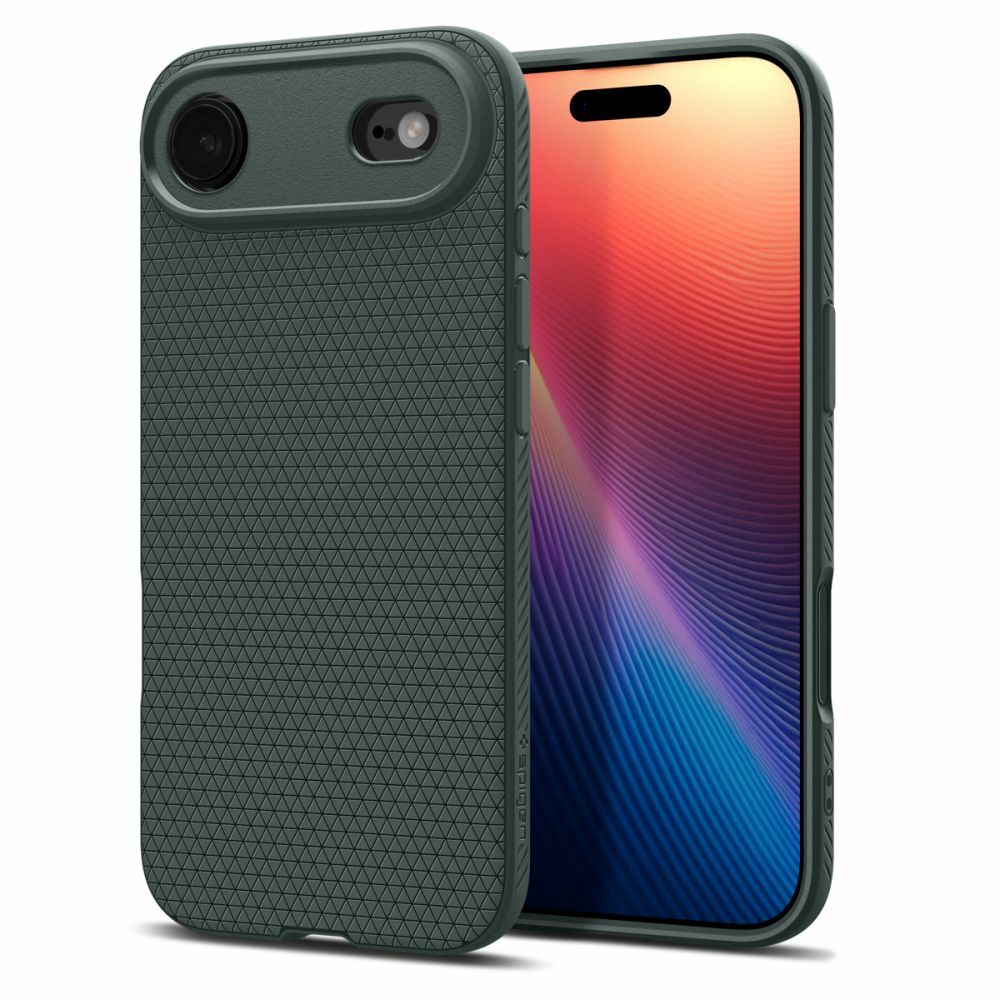 Spigen Liquid Air ACS10304 Suojakuori iPhone 17 Air:lle - Abyss Green