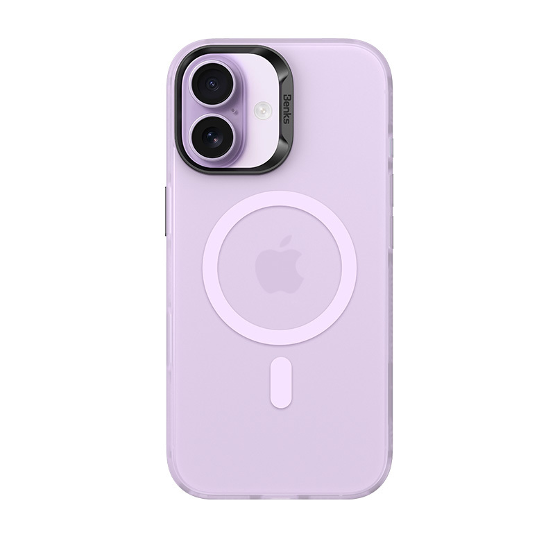 Benks Magneettinen Lucid Armor Suojakuori (C067) iPhone 17:lle violetti (Camera Control Button)