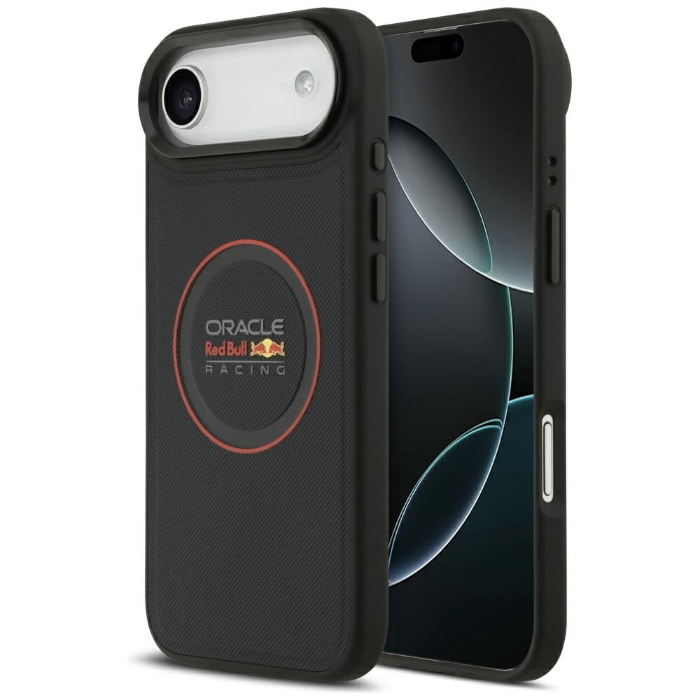 Original Case RED BULL Meshed Red Ring ja Metal Buttons MagSafe iPhone 17 Air:lle laivastonsininen