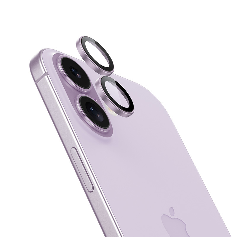 Benks Tempered glass DR Sapphire Lens Protector on camera for Iphone 17 (lens 2 pieces) lavender