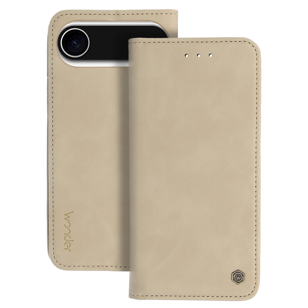 Wonder Smart Case iPhone 17 Air:lle vaalea kultainen
