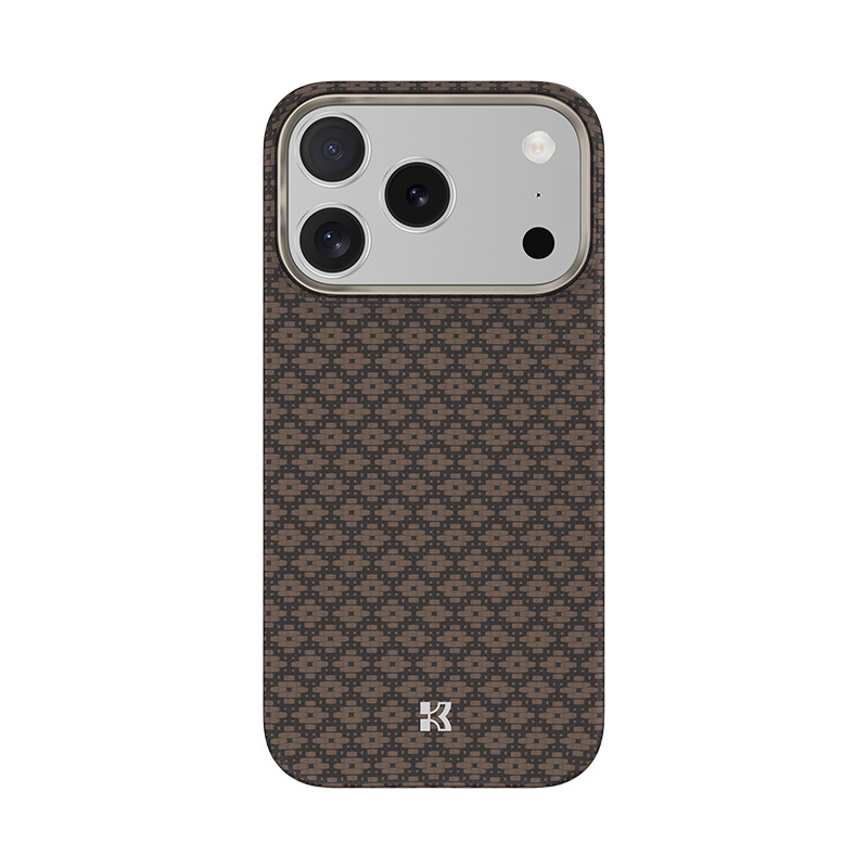 Benks Magnetic Armor Air Armor Grid Kevlar suojakuori Metal Frame 600D (A070) iPhone 17 Pro Max:lle kultainen
