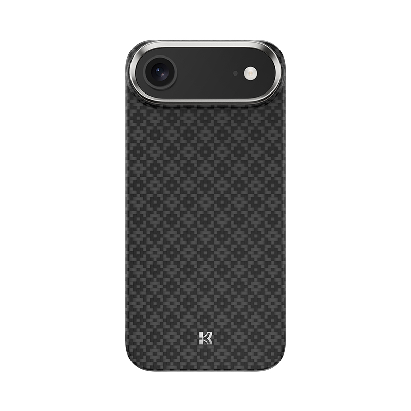 Benks magneettinen Armor Air Armor Grid Kevlar suojakuori metallirunko 600D iPhone 17 Air musta