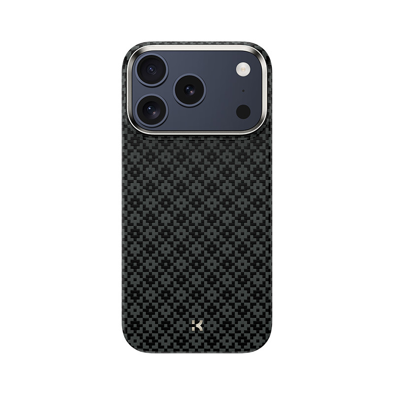 Benks Magnetic Armor Air Armor Grid Kevlar suojakuori Metal Frame 600D (B070) iPhone 17 Pro Max:lle musta