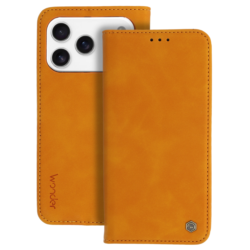 Wonder Smart Case iPhone 17 Pro Max:lle kosminen oranssi