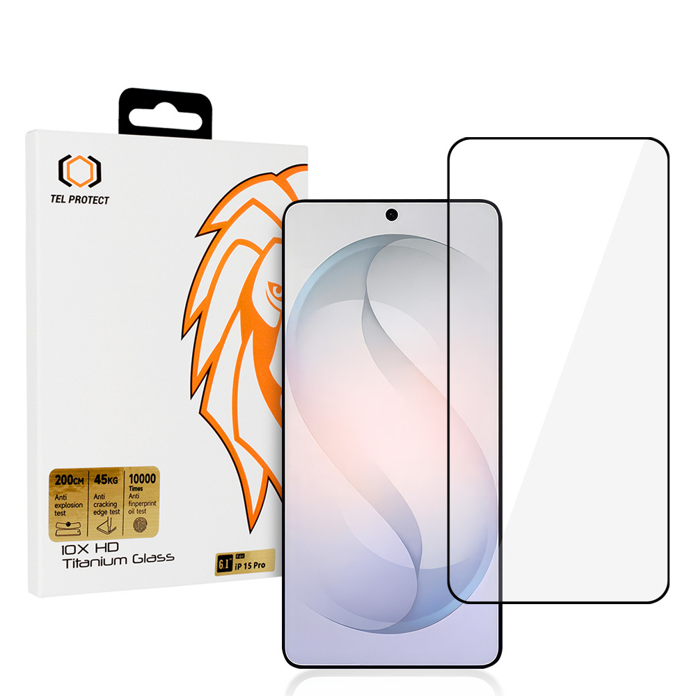 Tempered glass Tel Protect 10X HD Titanium for Samsung Galaxy S26 (with fingerprint unlock)