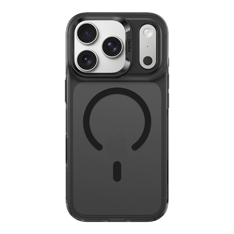 Benks Magneettinen Lucid Armor Suojakuori (K069) iPhone 17 Pro:lle musta (Camera Control Button)