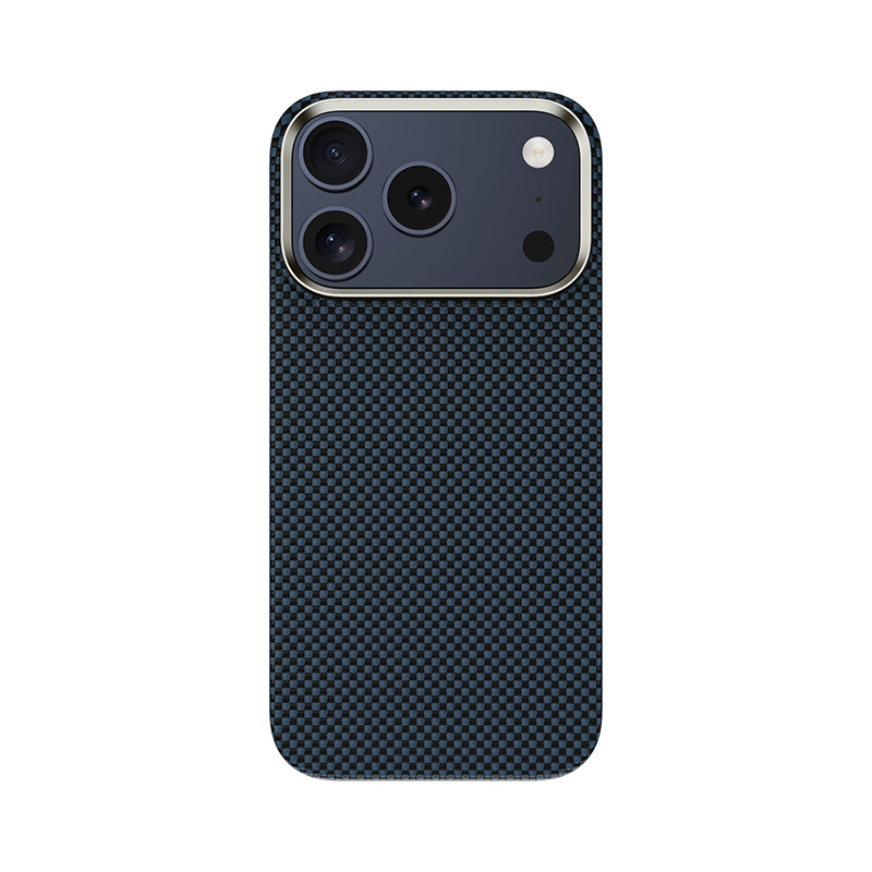 Benks Magneettinen Armor Tint Kevlar 1000D (A070) iPhone 17 Pro Max:lle sininen