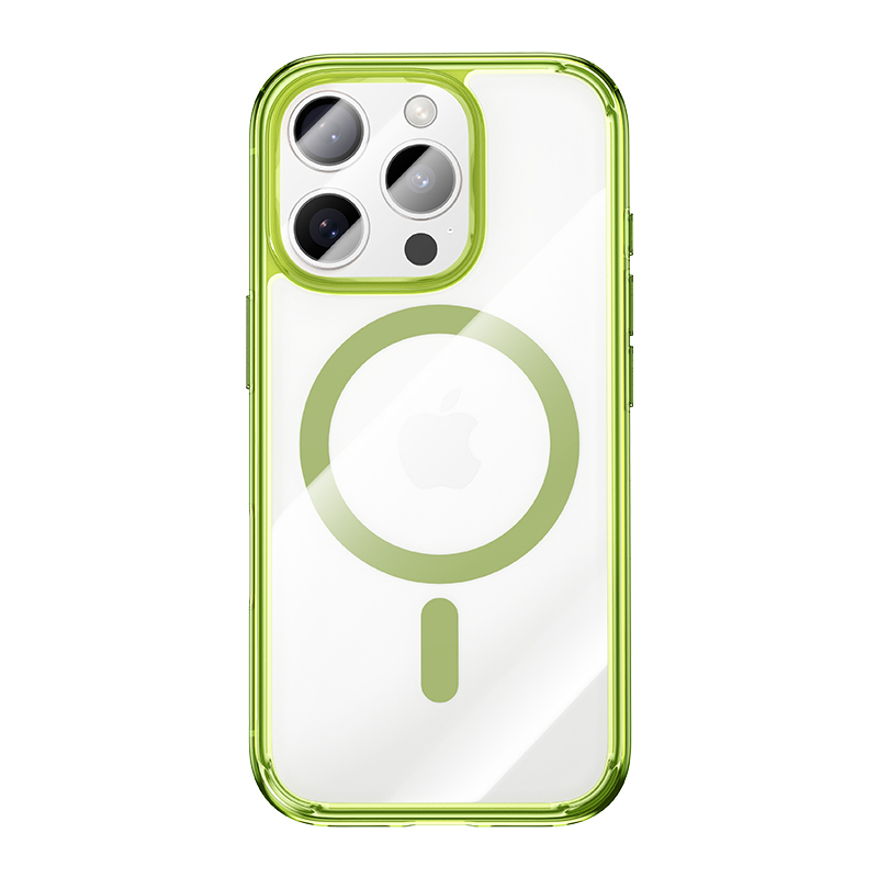 Benks Magnetic Lucent Pro -suojakuori iPhone 16 Prolle vihreä