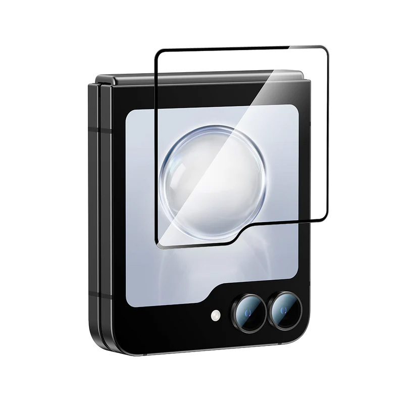 Benks Glass Warrior HD -karkaistu lasi Samsung Galaxy Z Flip 7:lle, musta