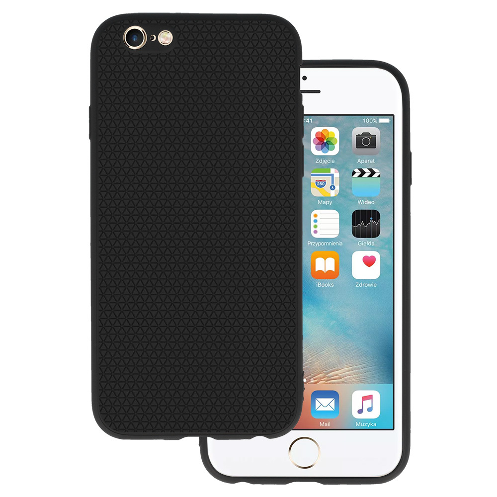 Tel Protect Liquid Air Suojakuori iPhone 6/6S:lle musta