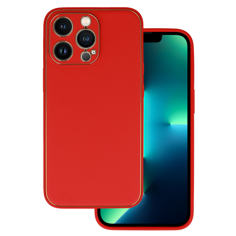 TEL PROTECT Luxury Suojakuori iPhone 13 Pro:lle punainen
