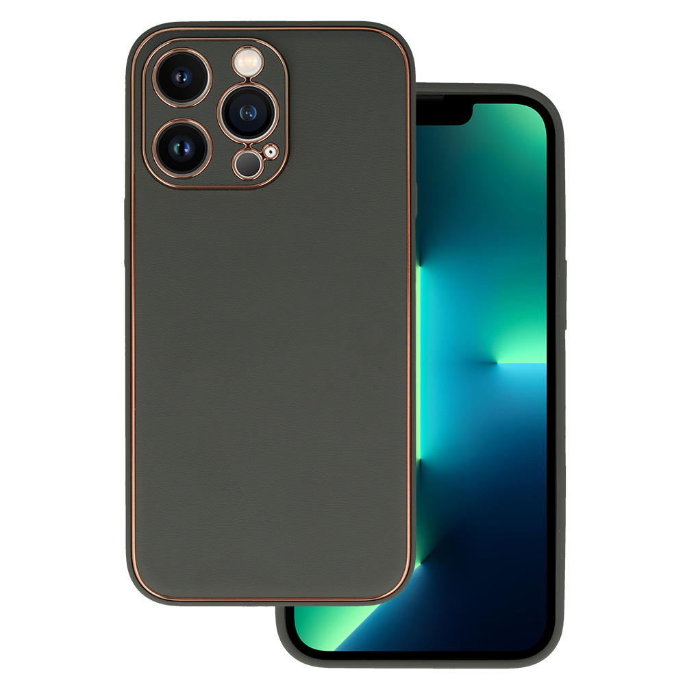 TEL PROTECT Luxury Suojakuori iPhone 13 Pro:lle grafiitti