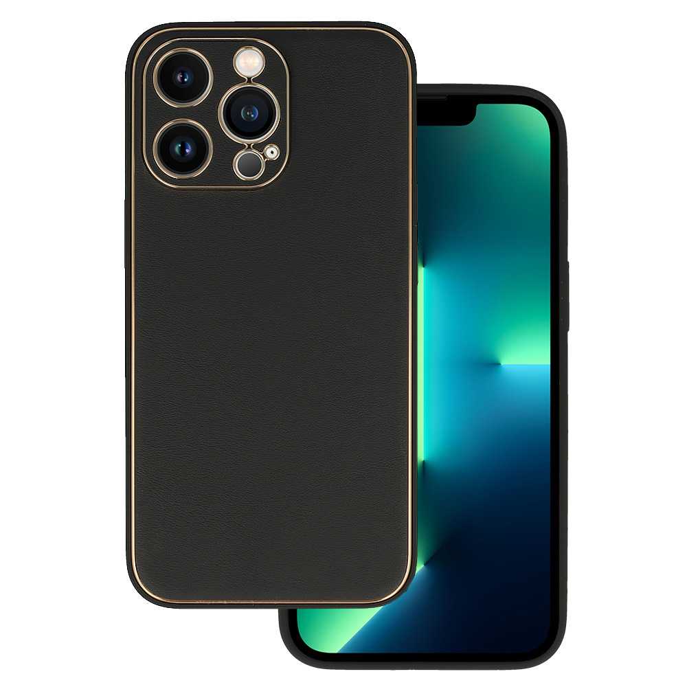 TEL PROTECT Luxury Suojakuori iPhone 13 Pro Max:lle musta
