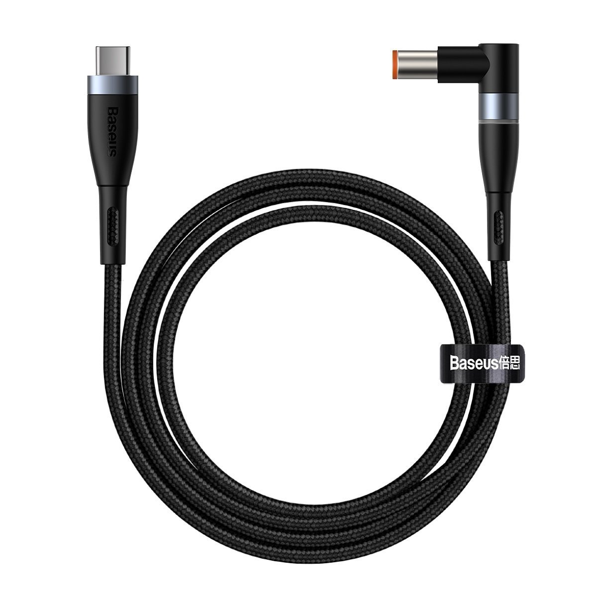 Baseus Zinc Magnetic Kaapeli - Type C - DC Lenovo 7,9x5,5mm - 100W 2 metriä (CATXC-Y01) musta