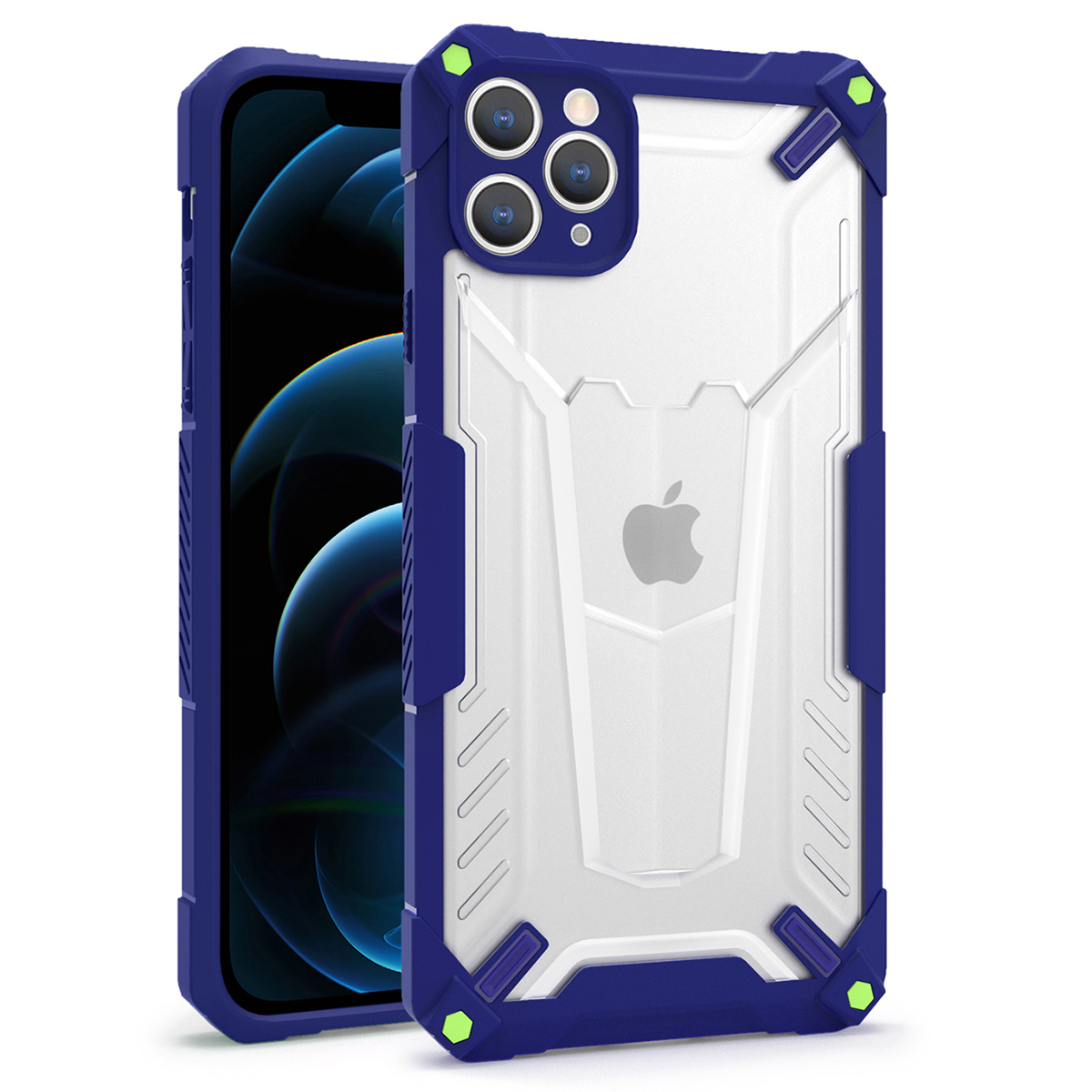 Tel Protect Hybrid Suojakuori iPhone 13 Pro:lle tummansininen