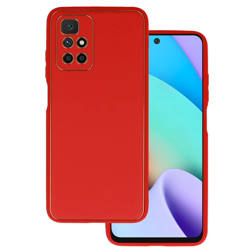 TEL PROTECT Luxury Suojakuori Xiaomi Redmi 10:lle punainen
