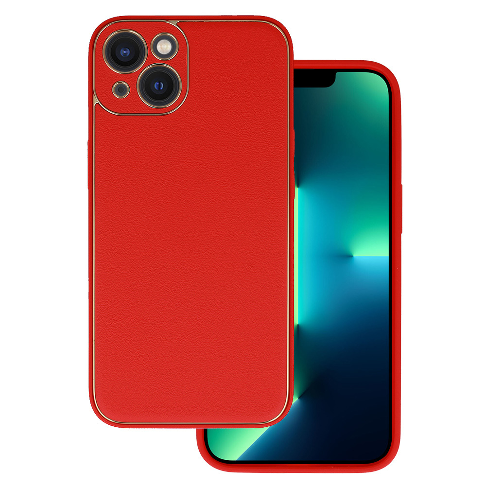 Tel Protect Luxury Suojakuori iPhone 14 Plus:lle punainen
