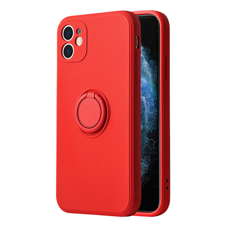 Vennus Silikoninen rengas iPhone 14 Pro:lle punainen