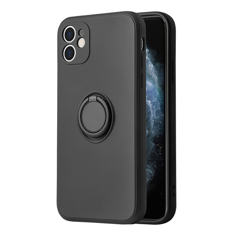 Vennus Silikoninen rengas iPhone 14 Plus:lle musta