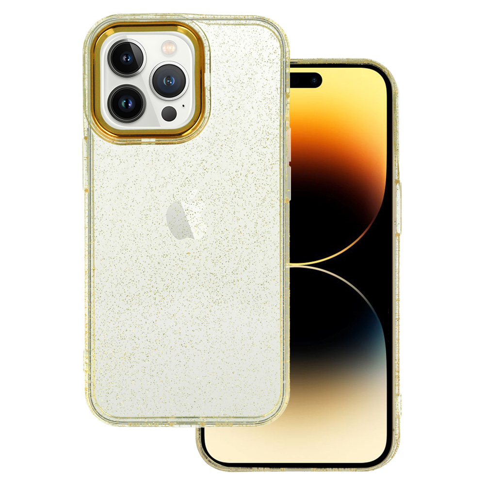 Tel Protect Gold Glitter -suojakuori iPhone 12 Pro Maxille kultainen