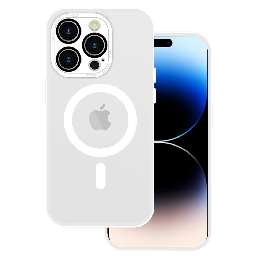Tel Protect Magmat Suojakuori iPhone 14 Pro:lle valkoinen