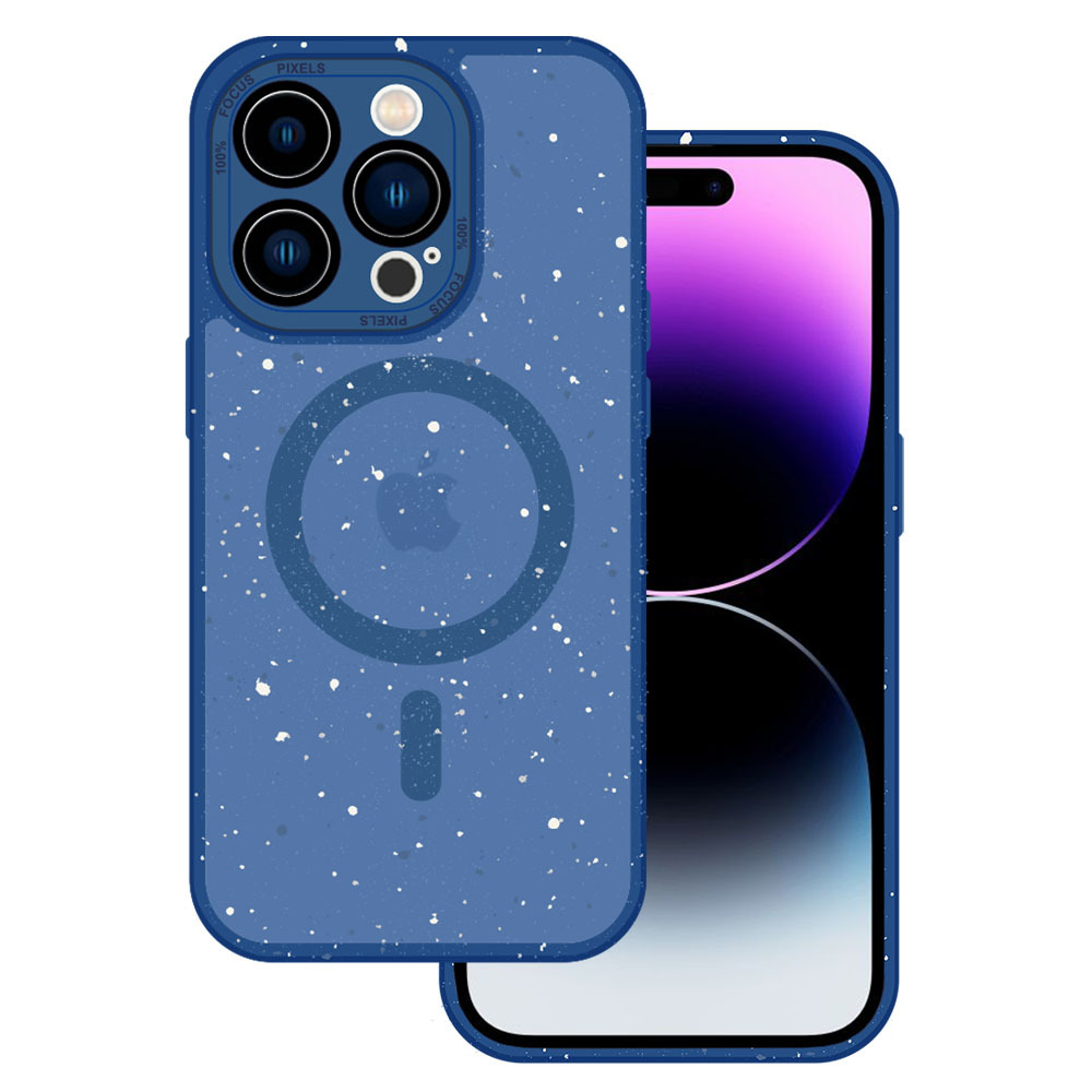 Tel Protect Magneettinen Splash Frosted Suojakuori iPhone 11 Pro:lle tummansininen