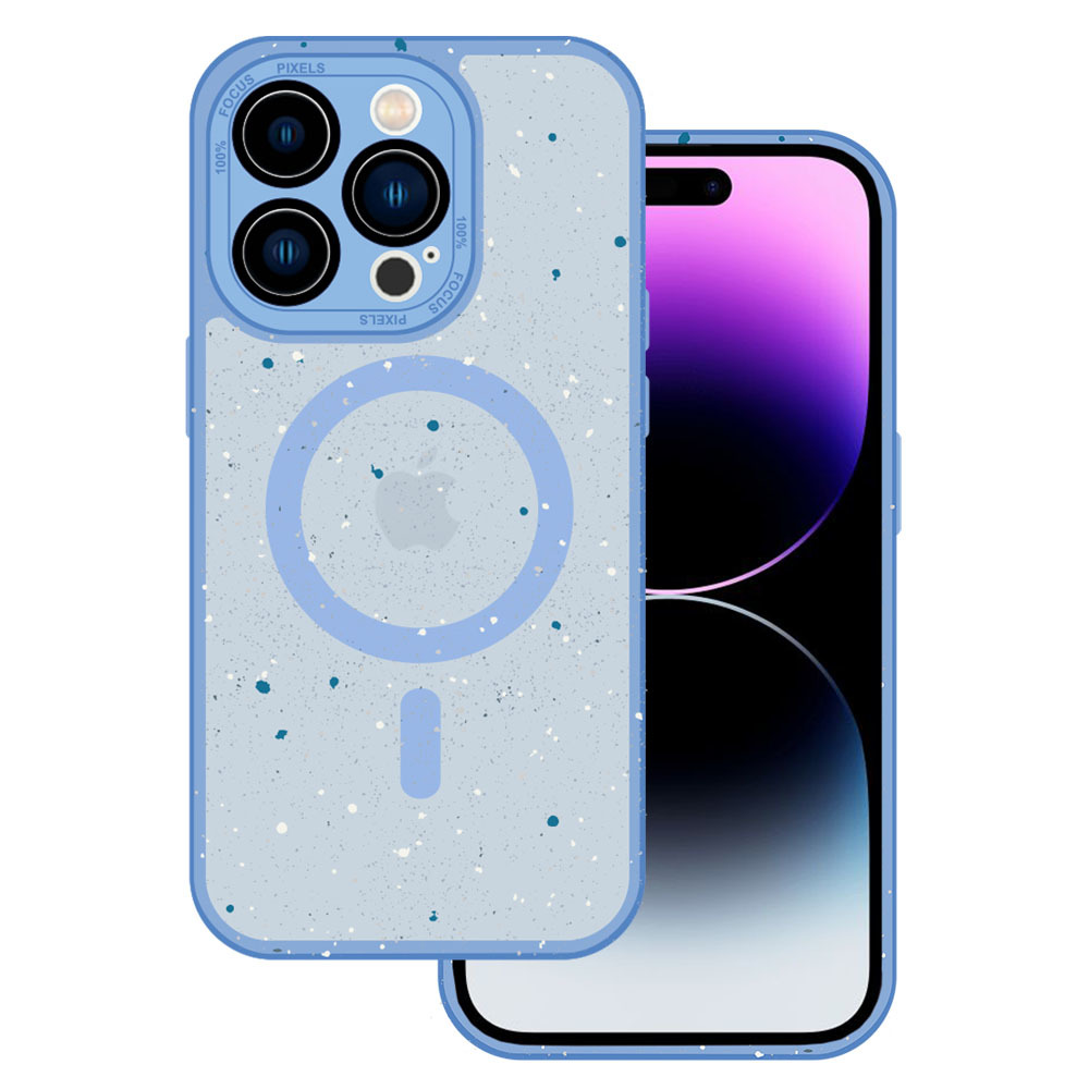 Tel Protect magneettinen suojaava matta kuori iPhone 12 Pro Max vaaleansininen