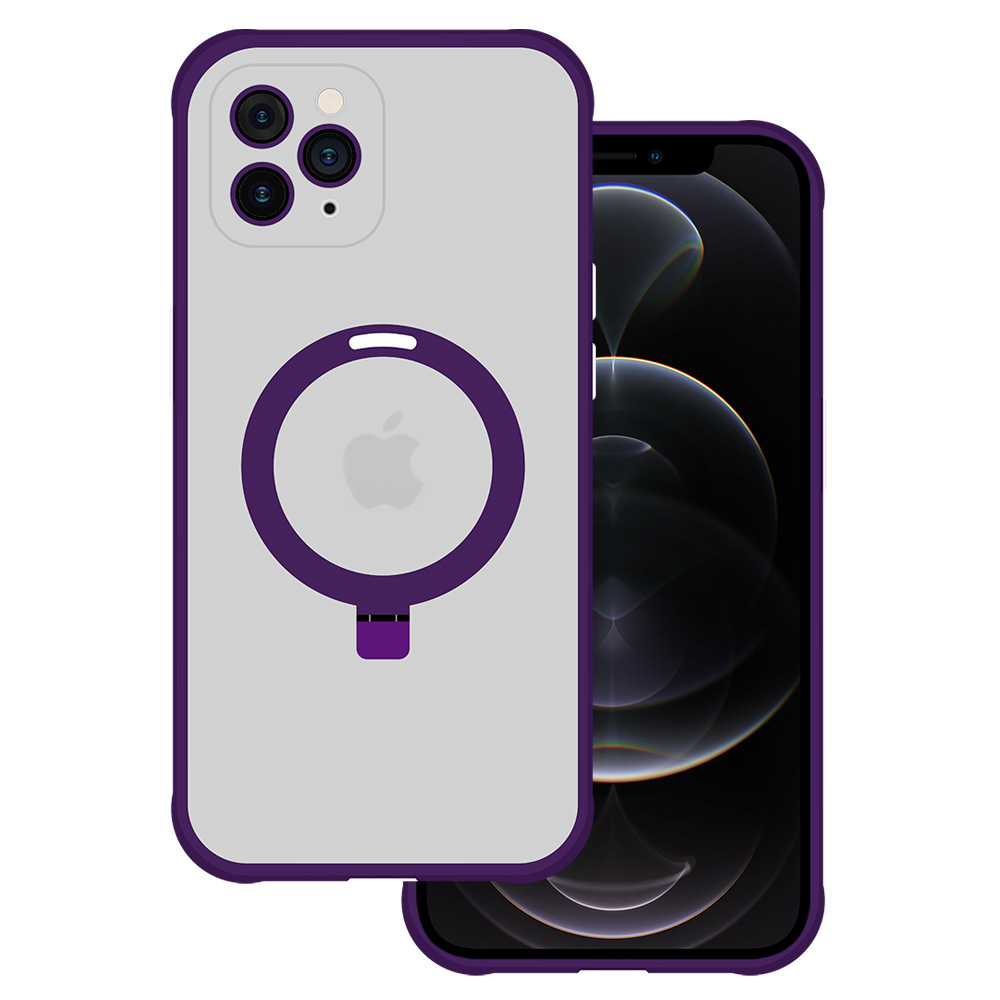 Tel Protect Magical Magsafe Stand Case for Iphone 11 Pro purple