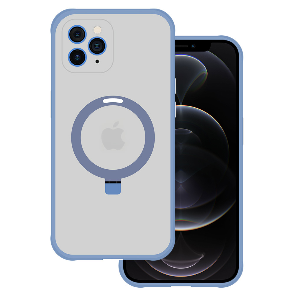 Tel Protect Magical Magsafe Stand Suojakuori iPhone 11 Pro:lle sininen