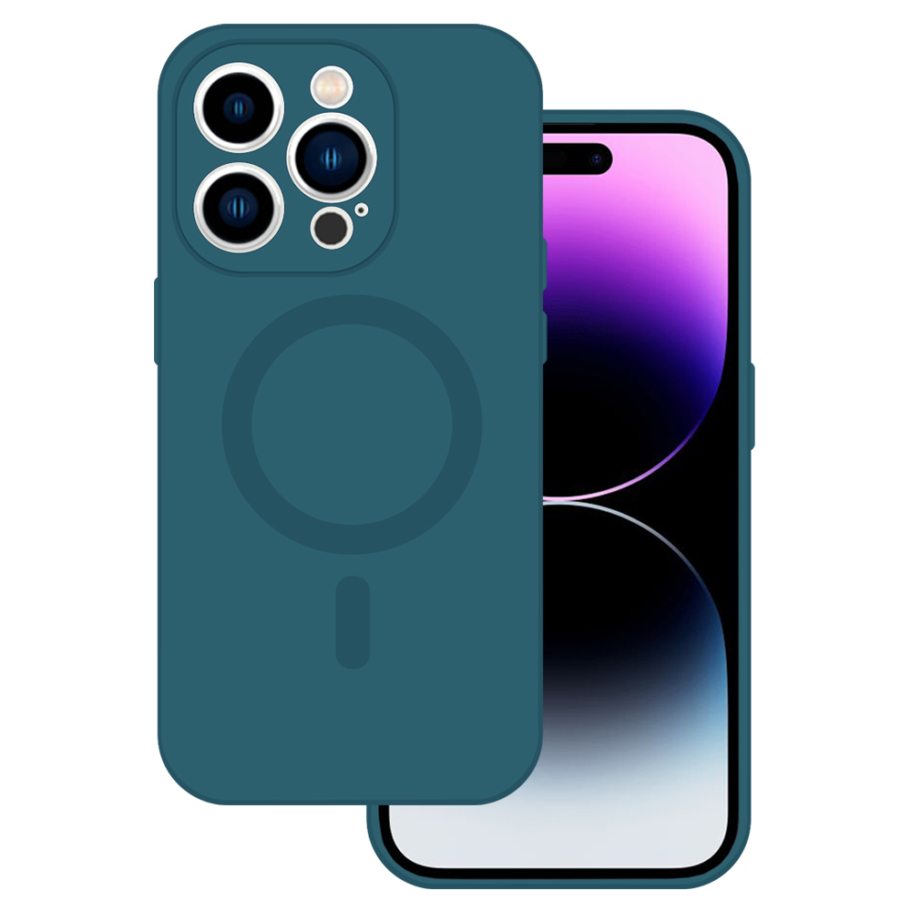 TEL PROTECT MagSilicone Suojakuori iPhone 11:lle sininen