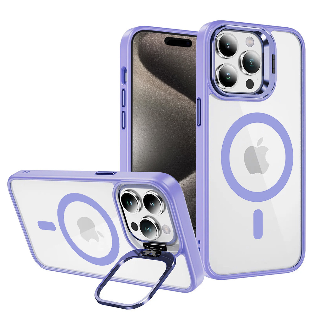 Tel Protect Kickstand MagSafe Suojakuori iPhone 11:lle vaaleanvioletti
